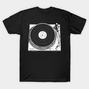 Turntable Vintage Audio Vinyl Record Player T-Shirt